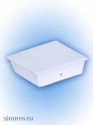 Изразец квадратный белый