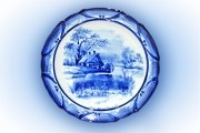 Тарелка декоративная ПЕЙЗАЖ